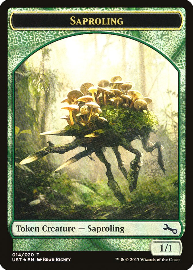 Saproling // Saproling Double-Sided Token [Unstable Tokens] | Red Riot Games CA