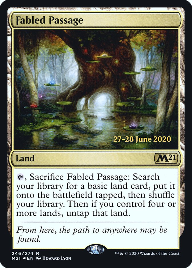 Fabled Passage [Core Set 2021 Prerelease Promos] | Red Riot Games CA