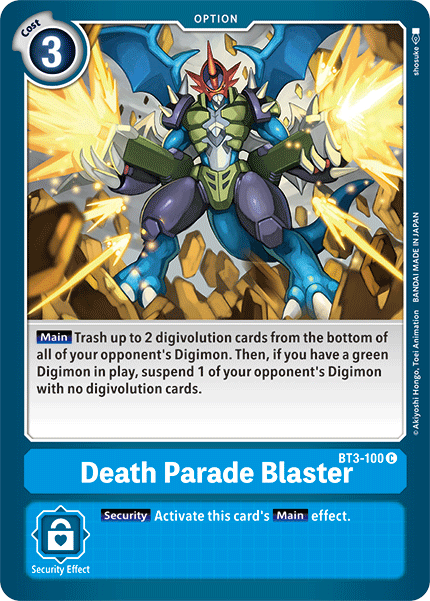 Death Parade Blaster [BT3-100] [Release Special Booster Ver.1.5] | Red Riot Games CA