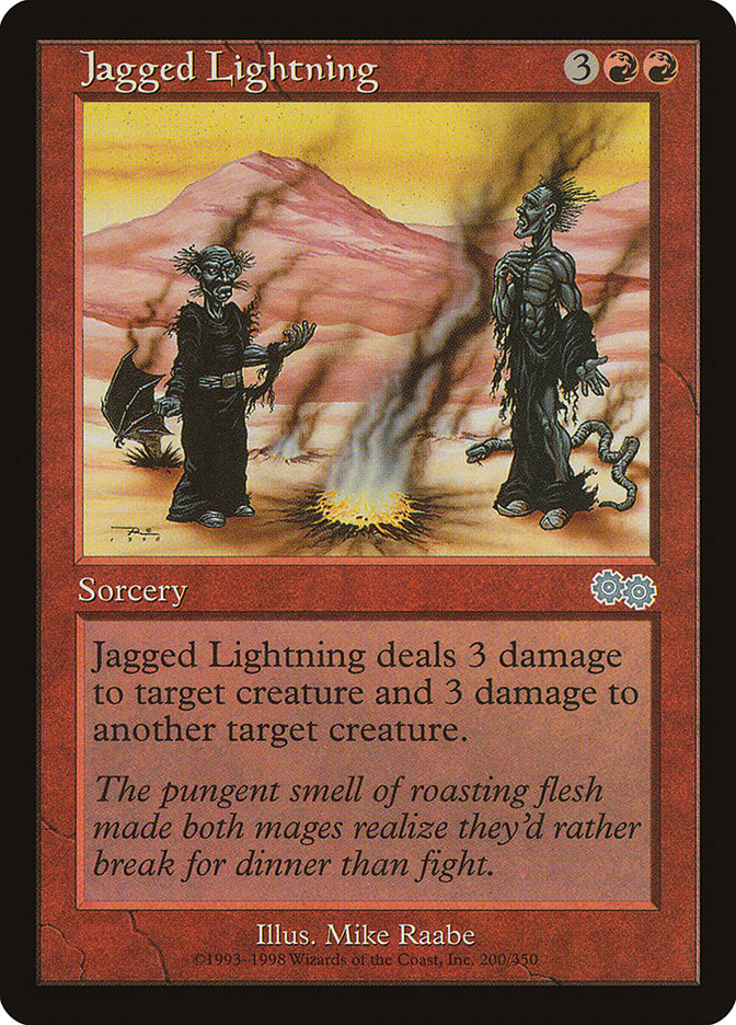 Jagged Lightning [Urza's Saga] | Red Riot Games CA