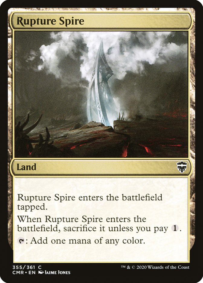 Rupture Spire (355) [Commander Legends] | Red Riot Games CA