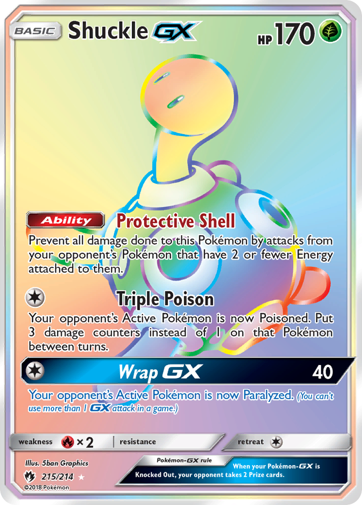 Shuckle GX (215/214) [Sun & Moon: Lost Thunder] | Red Riot Games CA