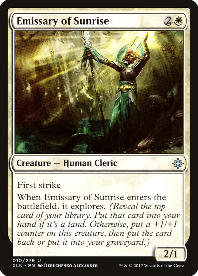 Emissary of Sunrise [Ixalan] | Red Riot Games CA