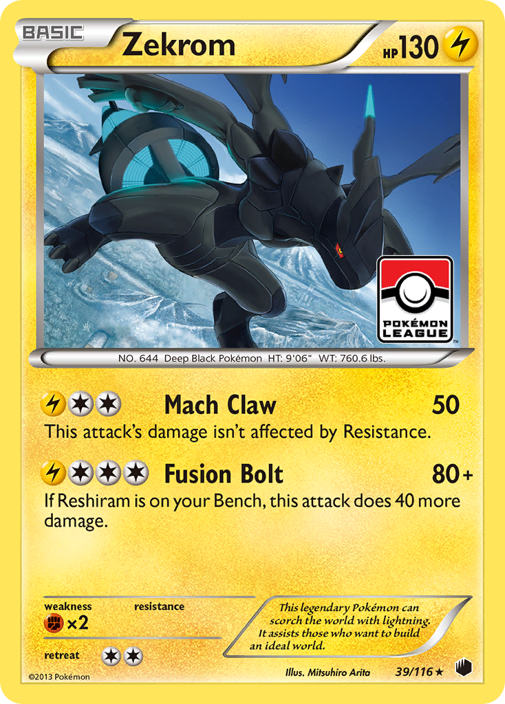 Zekrom (39/116) [Black & White: Plasma Freeze] | Red Riot Games CA