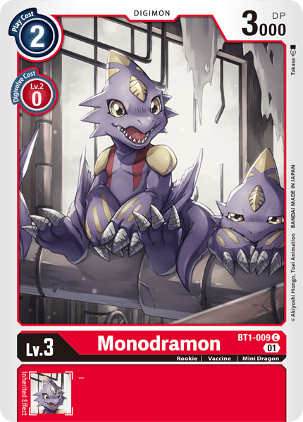 Monodramon [BT1-009] (Alternative Art) [Starter Deck: Gallantmon] | Red Riot Games CA