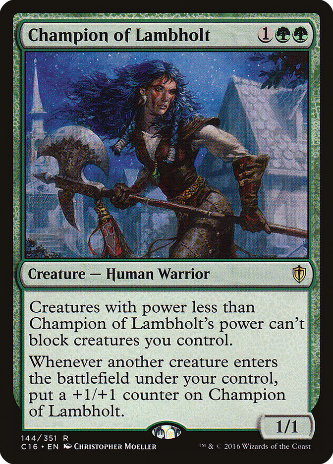 Champion of Lambholt [Commander 2016] | Red Riot Games CA