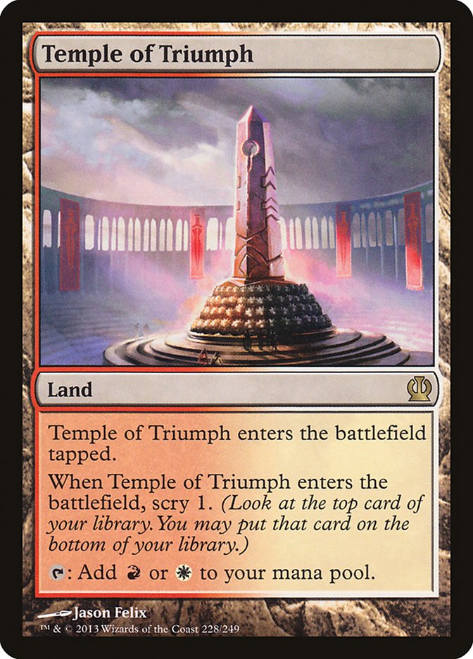 Temple of Triumph [Theros] | Red Riot Games CA