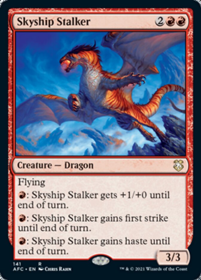 Skyship Stalker [Dungeons & Dragons: Adventures in the Forgotten Realms Commander] | Red Riot Games CA