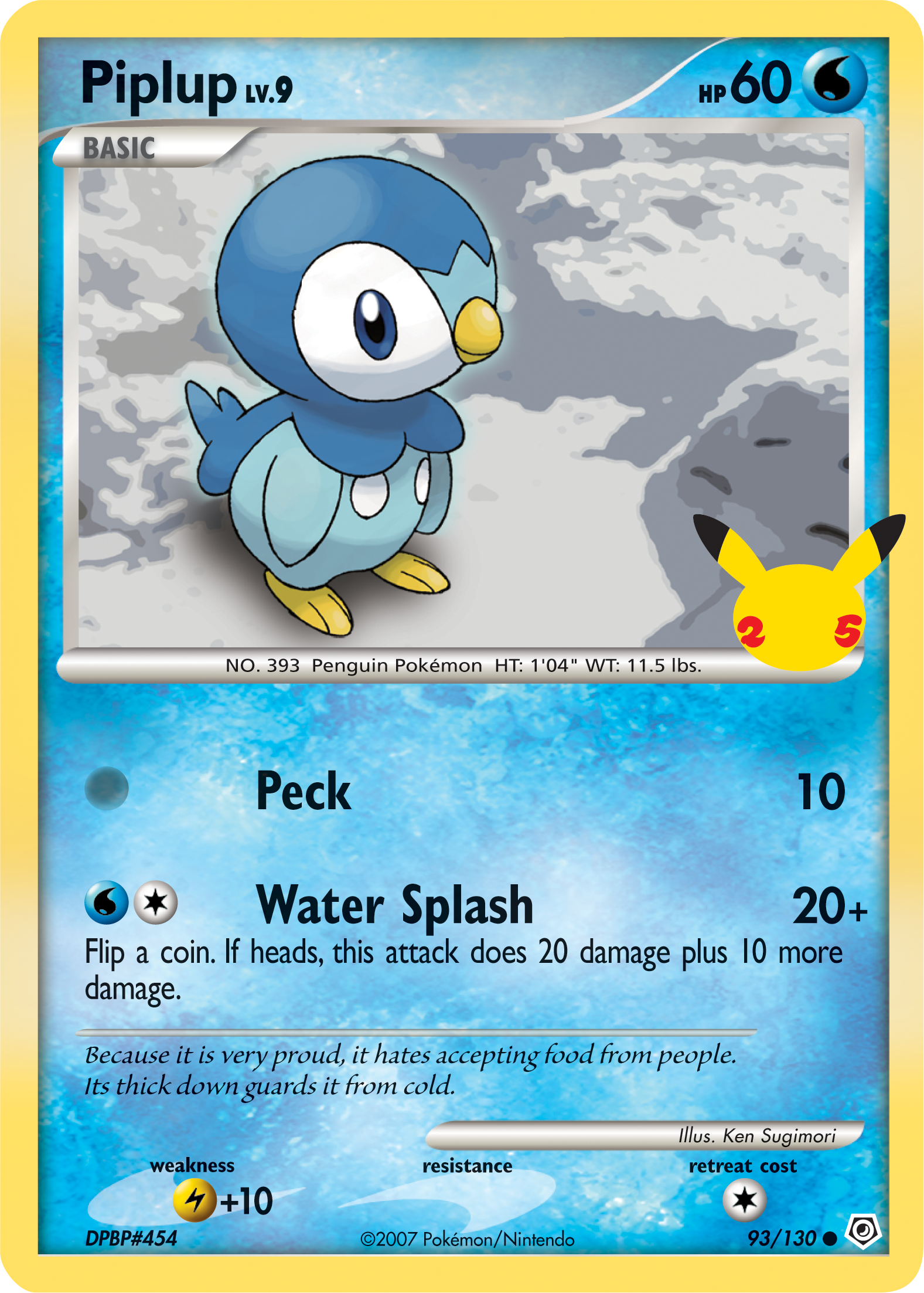 Piplup (93/130) [First Partner Pack] | Red Riot Games CA