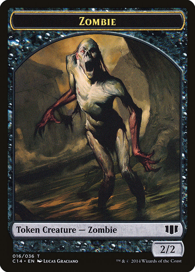 Germ // Zombie (016/036) Double-Sided Token [Commander 2014 Tokens] | Red Riot Games CA