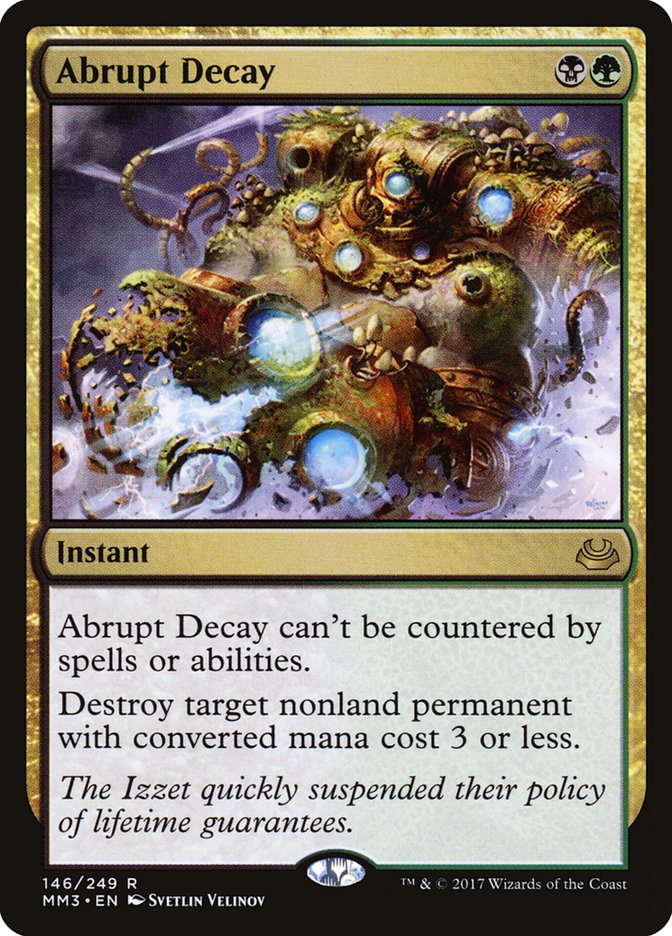 Abrupt Decay [Modern Masters 2017] | Red Riot Games CA