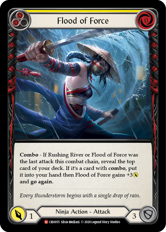 Flood of Force [CRU055] (Crucible of War)  1st Edition Rainbow Foil | Red Riot Games CA