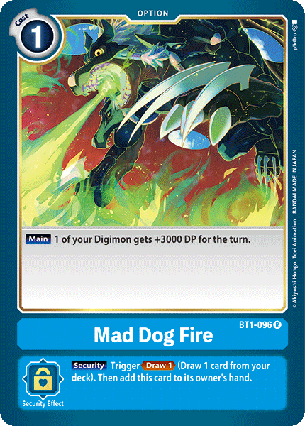 Mad Dog Fire [BT1-096] [Release Special Booster Ver.1.0] | Red Riot Games CA