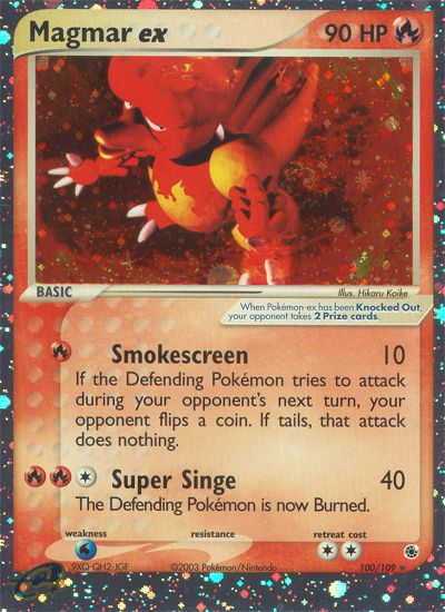 Magmar ex (100/109) [EX: Ruby & Sapphire] | Red Riot Games CA