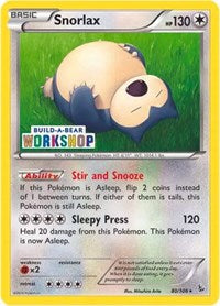 Snorlax (80/106) (Build-a-Bear Workshop Exclusive) [XY: Flashfire] | Red Riot Games CA