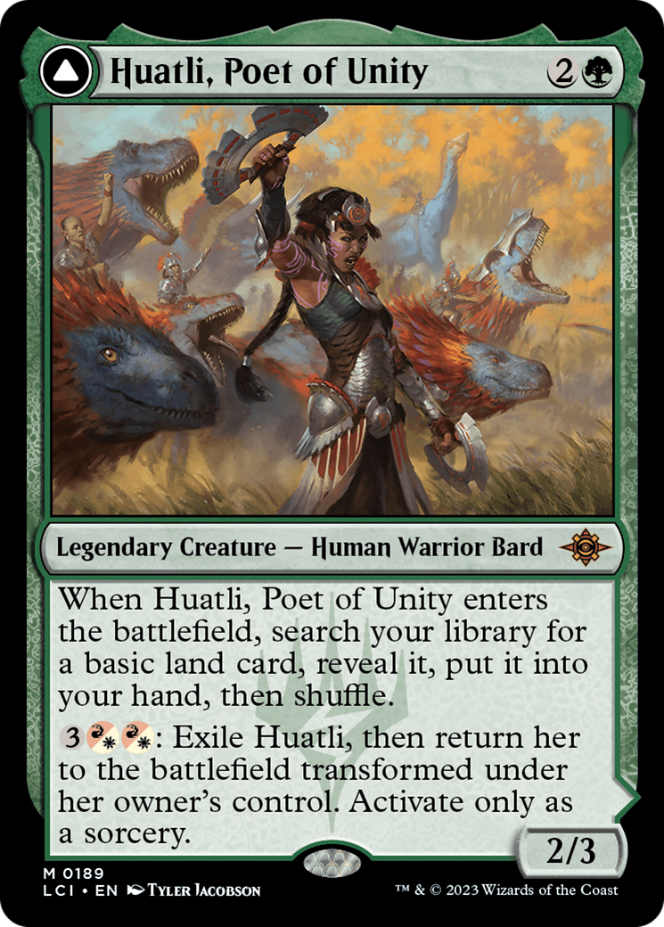 Huatli, Poet of Unity // Roar of the Fifth People [The Lost Caverns of Ixalan] | Red Riot Games CA