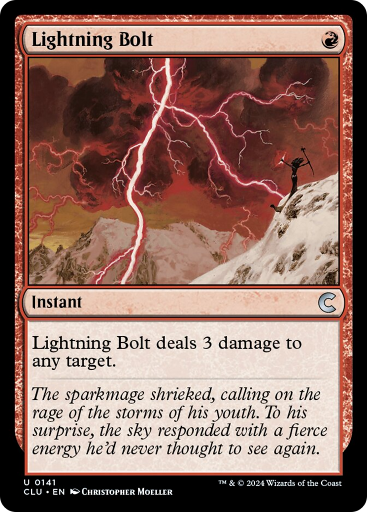 Lightning Bolt [Ravnica: Clue Edition] | Red Riot Games CA