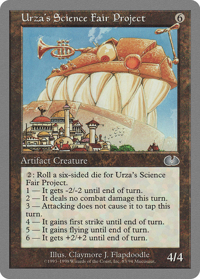Urza's Science Fair Project [Unglued] | Red Riot Games CA