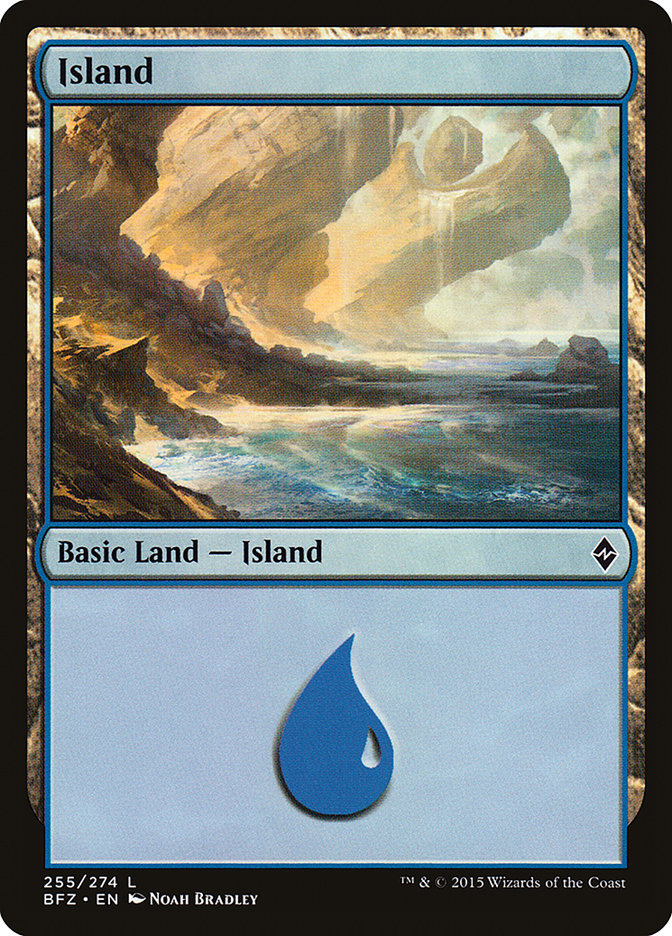 Island (255) [Battle for Zendikar] | Red Riot Games CA