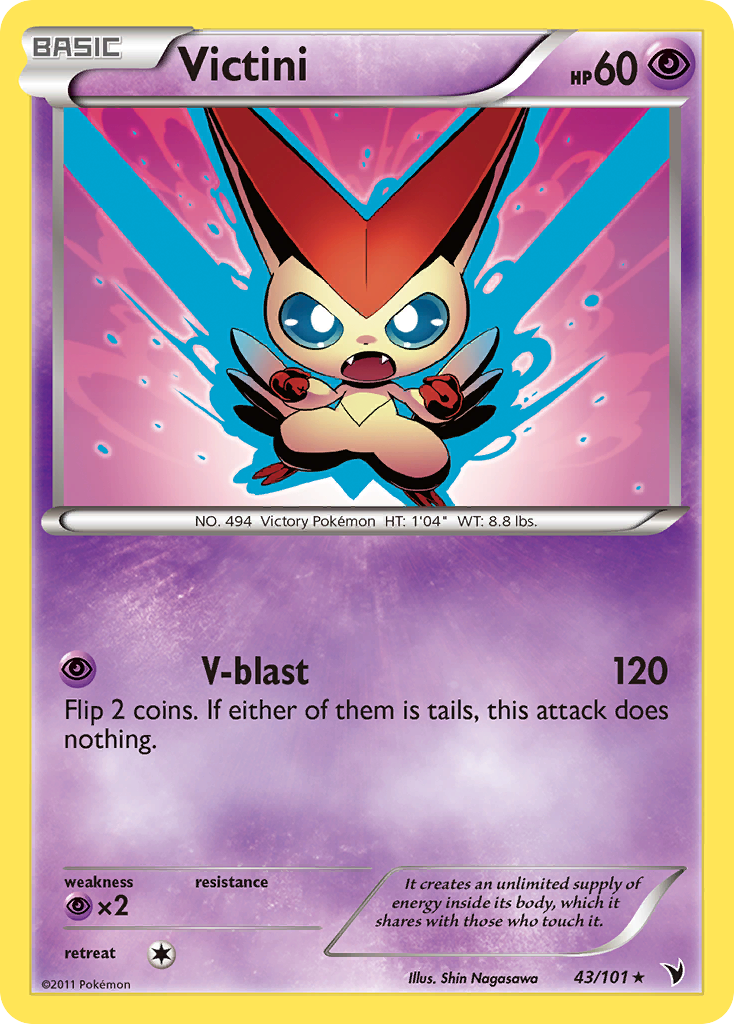 Victini (43/101) [Black & White: Noble Victories] | Red Riot Games CA