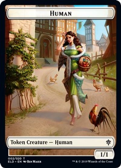 Human // Beast Double-Sided Token [Challenger Decks 2021 Tokens] | Red Riot Games CA