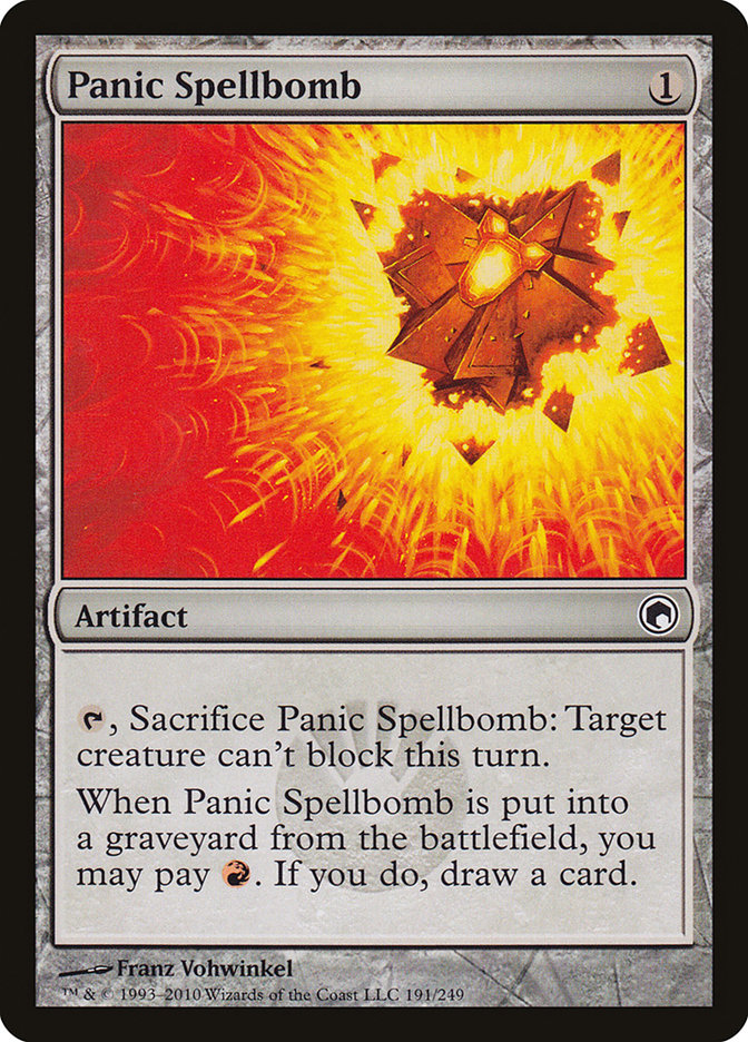 Panic Spellbomb [Scars of Mirrodin] | Red Riot Games CA