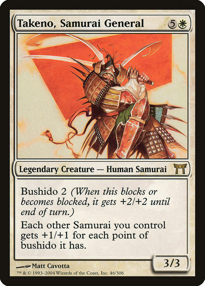 Takeno, Samurai General [Champions of Kamigawa] | Red Riot Games CA