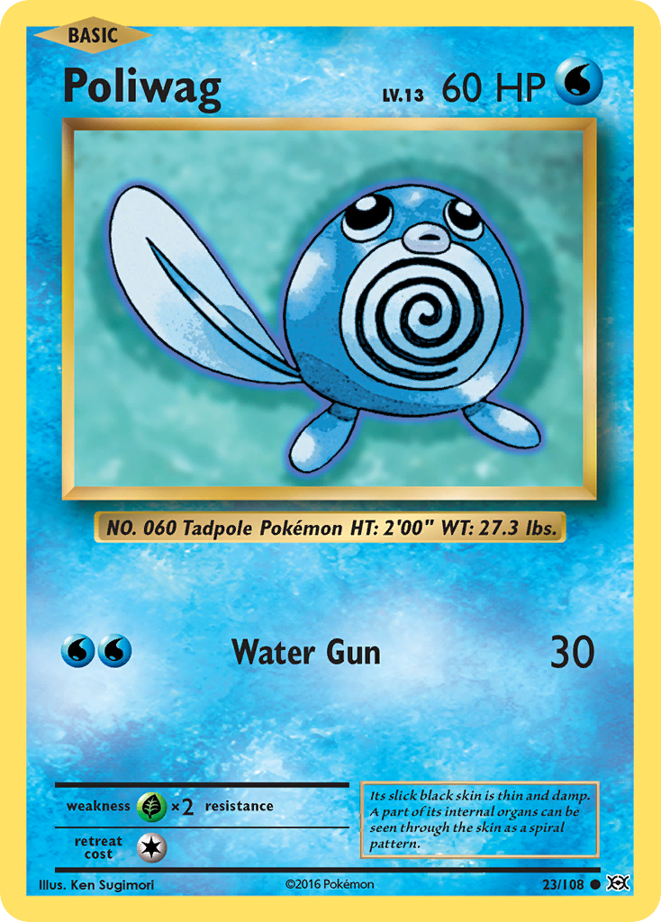 Poliwag (23/108) [XY: Evolutions] | Red Riot Games CA
