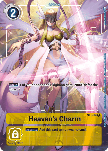 Heaven's Charm [ST3-14] (Tamer's Evolution Box) [Starter Deck: Heaven's Yellow Promos] | Red Riot Games CA