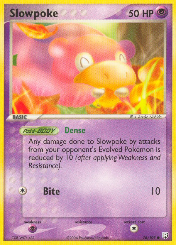 Slowpoke (76/109) [EX: Team Rocket Returns] | Red Riot Games CA