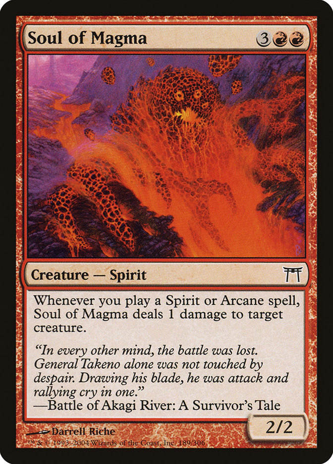Soul of Magma [Champions of Kamigawa] | Red Riot Games CA