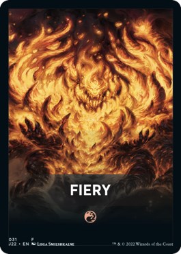 Fiery Theme Card [Jumpstart 2022 Front Cards] | Red Riot Games CA