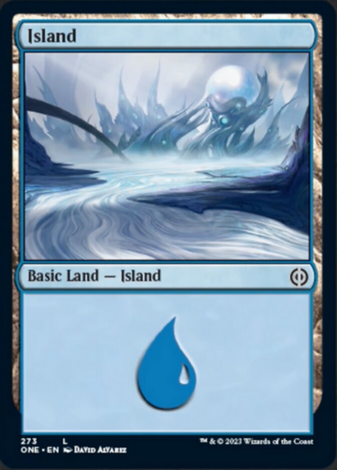Island (273) [Phyrexia: All Will Be One] | Red Riot Games CA