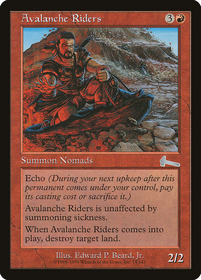 Avalanche Riders [Urza's Legacy] | Red Riot Games CA