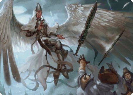 Angelic Quartermaster Art Card [Innistrad: Crimson Vow Art Series] | Red Riot Games CA