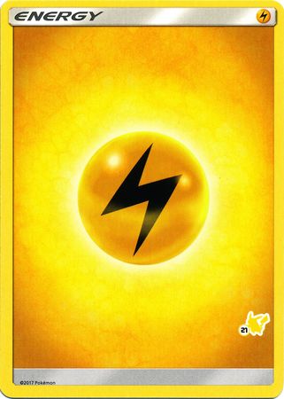 Lightning Energy (Pikachu Stamp #21) [Battle Academy 2020] | Red Riot Games CA