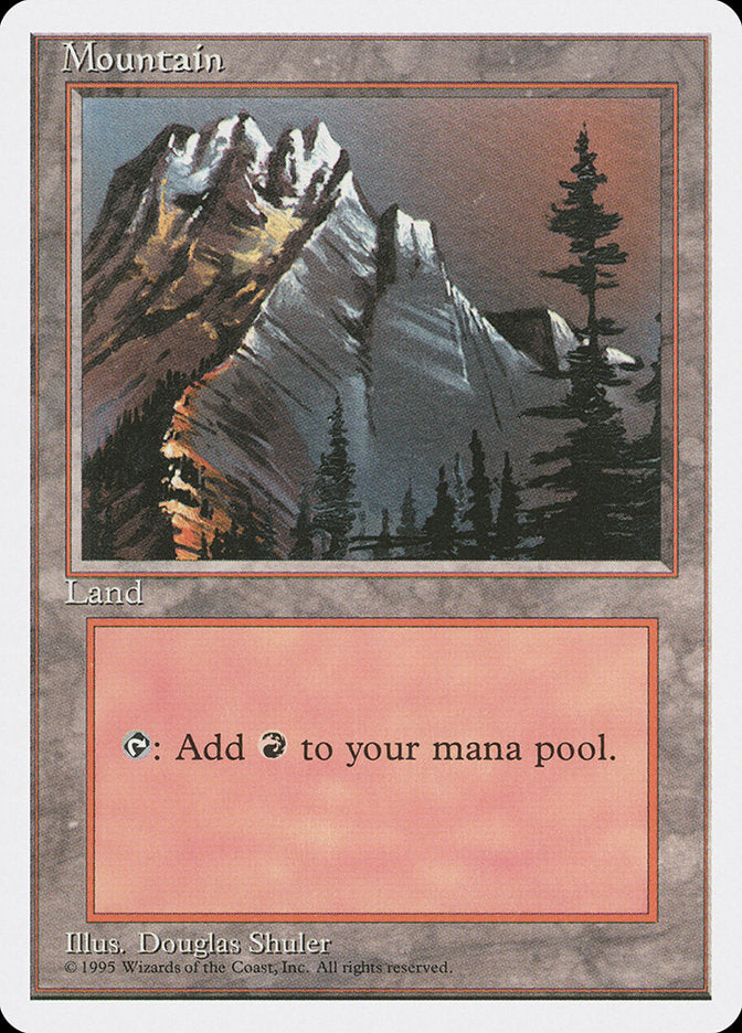 Mountain (Snow Top / Highest Point on Left) [Fourth Edition] | Red Riot Games CA