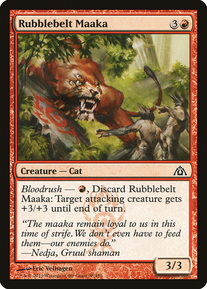 Rubblebelt Maaka [Dragon's Maze] | Red Riot Games CA