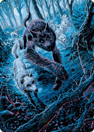 Untamed Pup Art Card [Innistrad: Midnight Hunt Art Series] | Red Riot Games CA