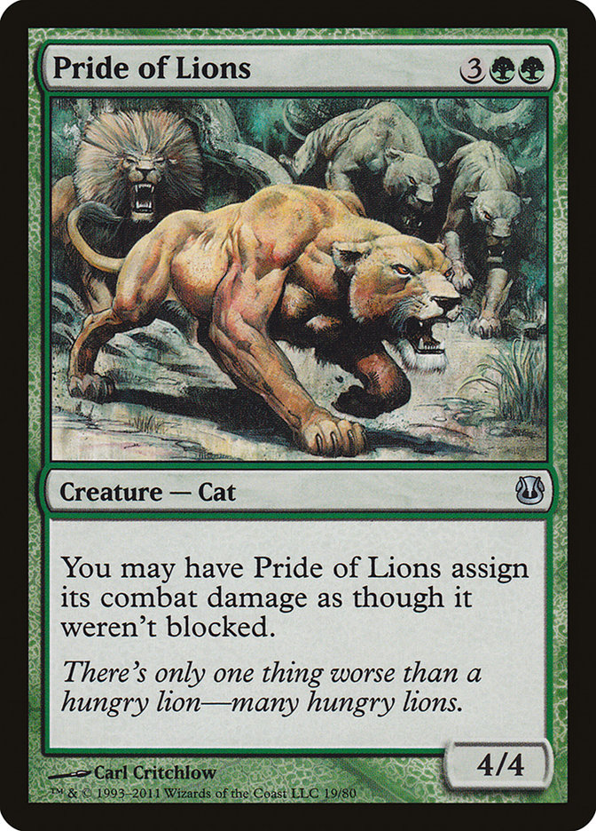 Pride of Lions [Duel Decks: Ajani vs. Nicol Bolas] | Red Riot Games CA