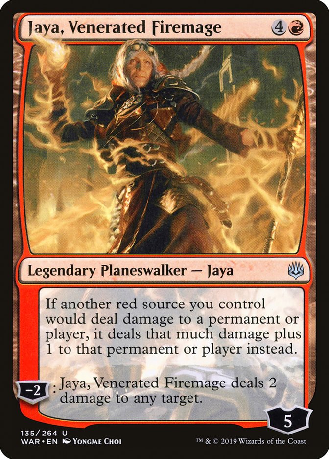 Jaya, Venerated Firemage [War of the Spark] | Red Riot Games CA