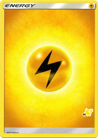 Lightning Energy (Pikachu Stamp #39) [Battle Academy 2020] | Red Riot Games CA