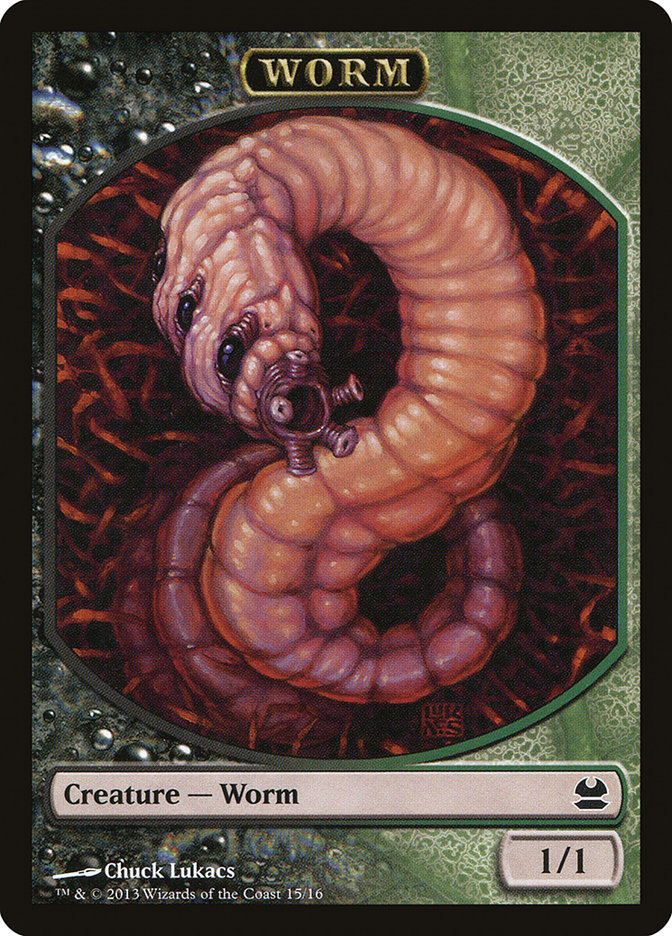 Worm Token [Modern Masters Tokens] | Red Riot Games CA