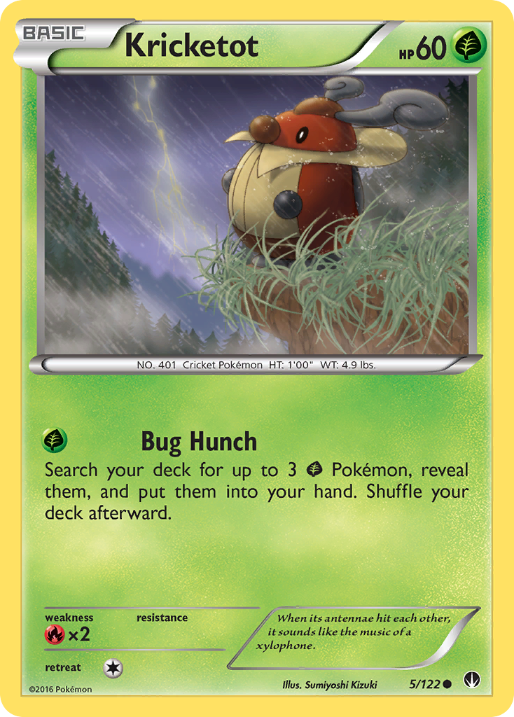 Kricketot (5/122) [XY: BREAKpoint] | Red Riot Games CA