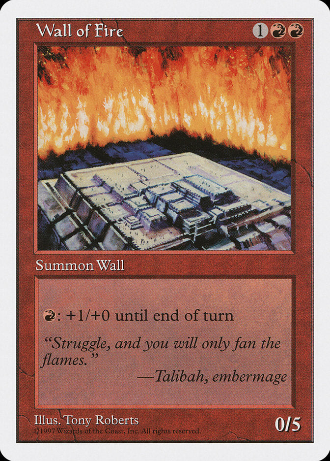 Wall of Fire [Fifth Edition] | Red Riot Games CA