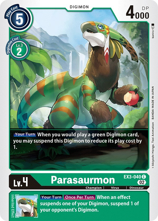Parasaurmon [EX3-040] [Draconic Roar] | Red Riot Games CA