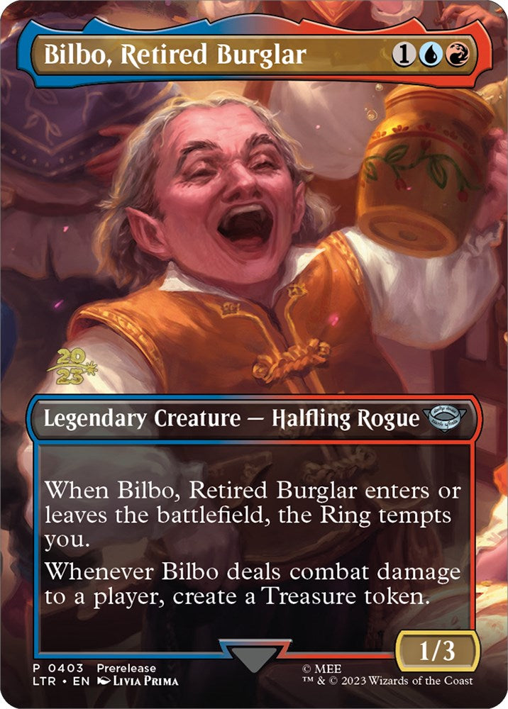 Bilbo, Retired Burglar [The Lord of the Rings: Tales of Middle-Earth Prerelease Promos] | Red Riot Games CA