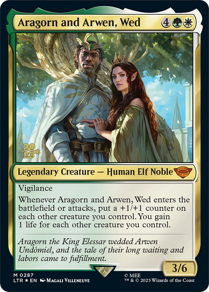 Aragorn and Arwen, Wed [The Lord of the Rings: Tales of Middle-Earth Prerelease Promos] | Red Riot Games CA