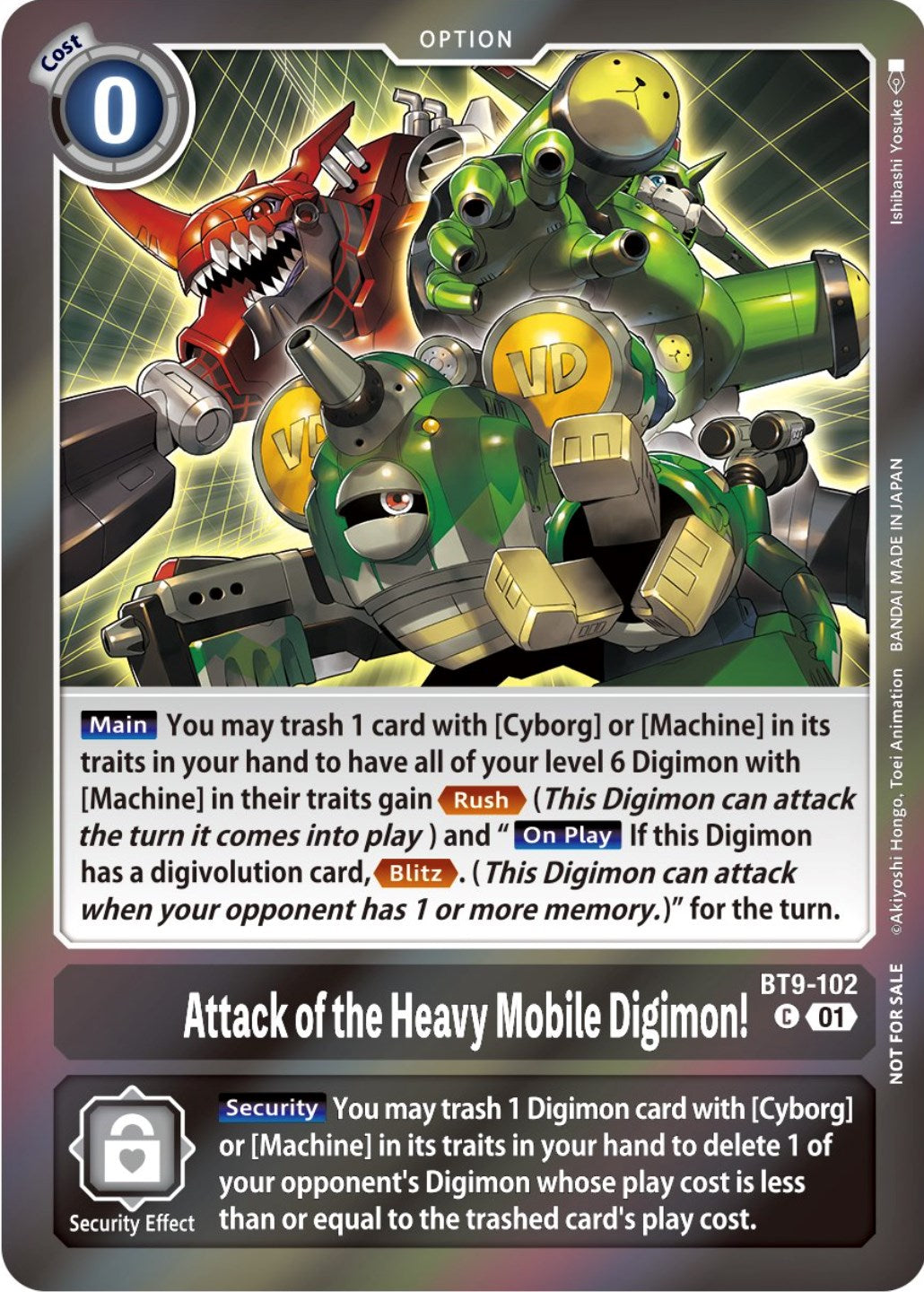 Attack of the Heavy Mobile Digimon! [BT9-102] (Event Pack 5) [X Record Promos] | Red Riot Games CA