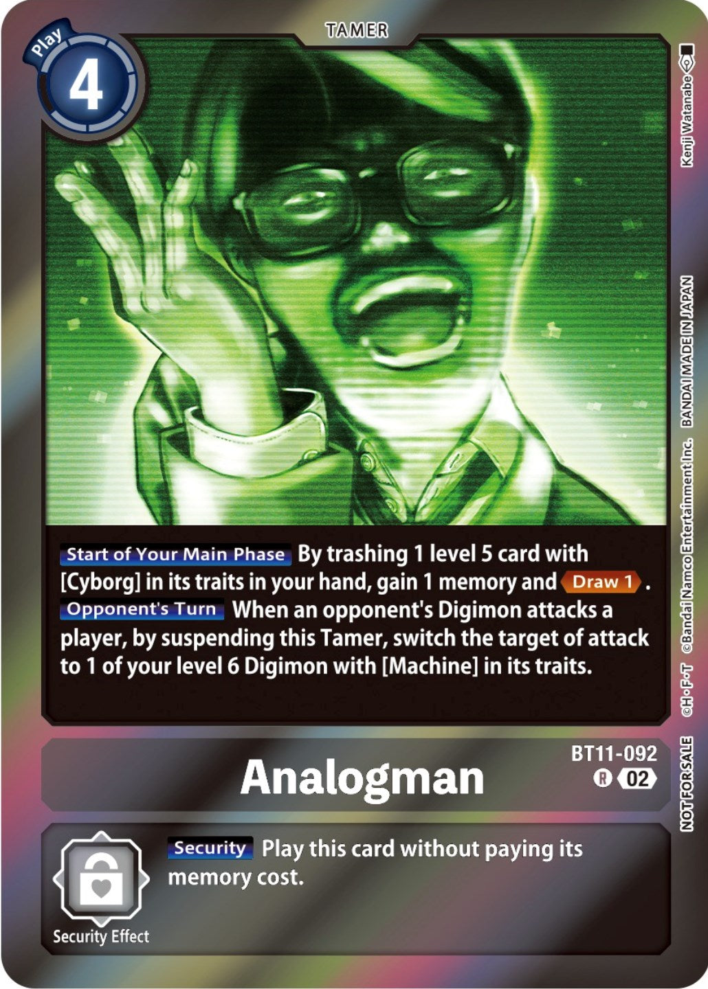 Analogman [BT11-092] (Event Pack 5) [Dimensional Phase Promos] | Red Riot Games CA